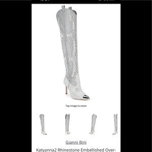 Gianni Bini rhinestone boots